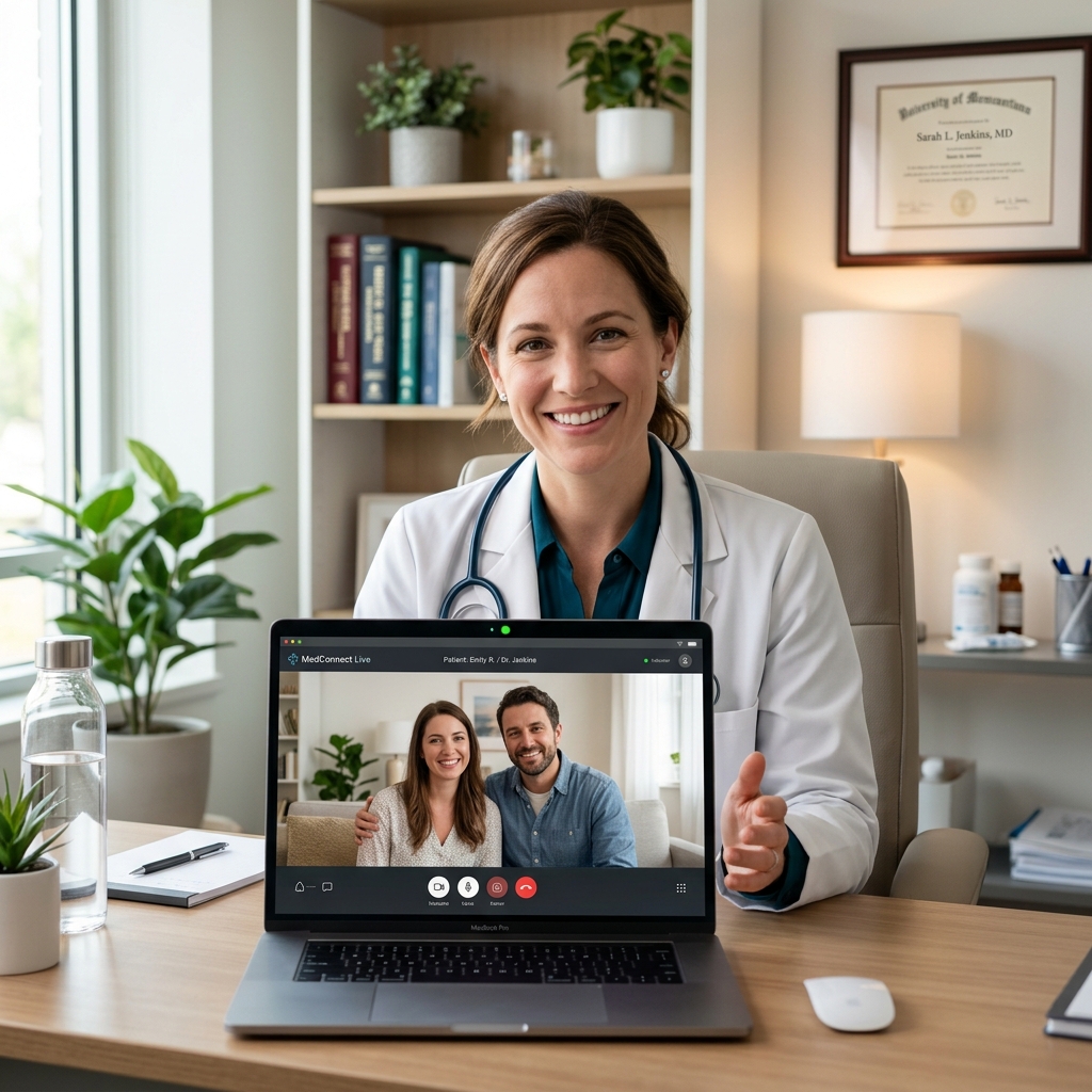 Doctor consultation for GLP-1 weight loss prescription